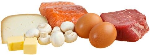 Foods high in Vitamin D Cheese, Mushrooms, Salmon, Eggs, Red Meat
